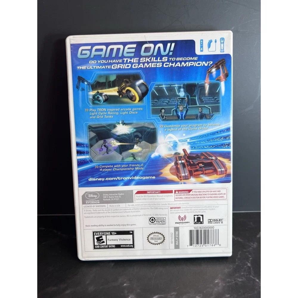 Tron Evolution: Battle Grids Nintendo Wii Complete CIB